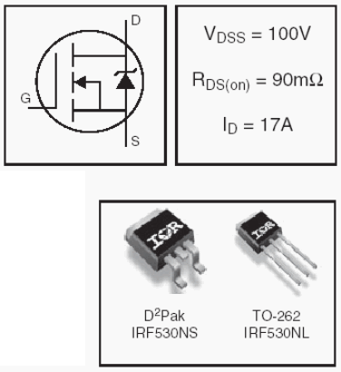 IRF530NS, HEXFET Power MOSFETs Discrete N-Channel